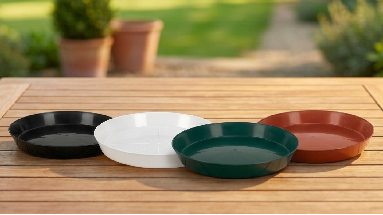 Durable Polypropylene Plant Saucers & Trays