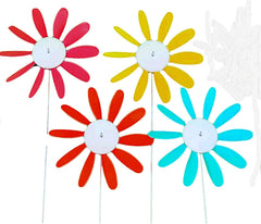 Spinning Daisy, 3 sizes, various colors.