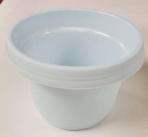 Austin Planter Plastic Flower Pot with Saucer over 6 inch