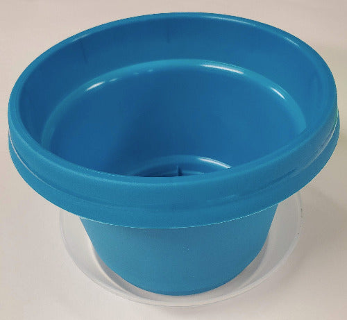 Austin Planter Plastic Flower Pot with Saucer over 6 inch