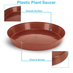Terra Cotta Colored Tray and Drip Pan