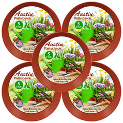 Terra Cotta Colored Tray and Drip Pan