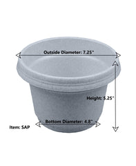 Bowl, 7 inch with saucer