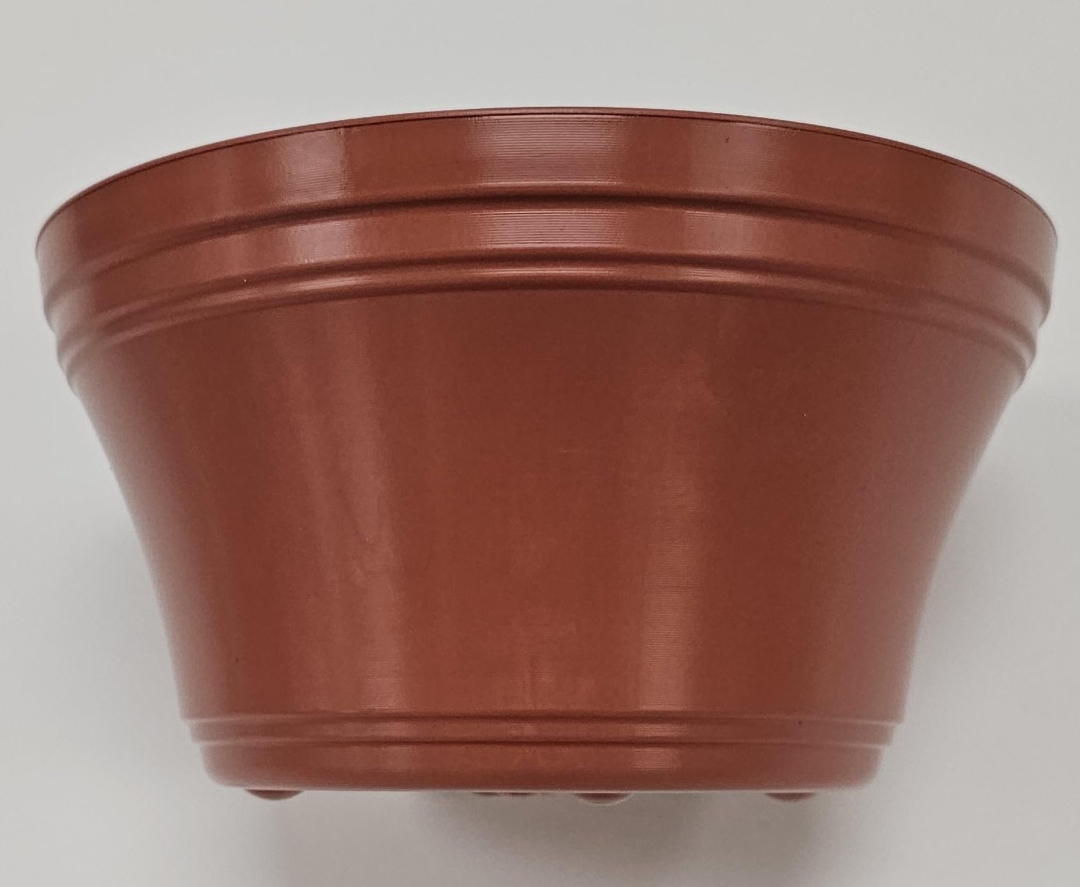 Austin Planter Plastic Flower Pot with Saucer over 6 inch