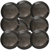 1. Austin Planter Saucers, Black Tray and Drip Pan