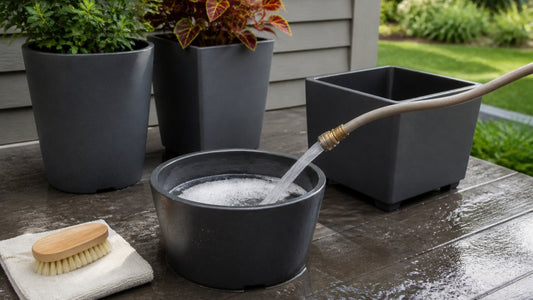 How to Clean Resin Planters Without Scrubbing
