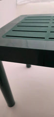 14 Inch Square Plastic Table Stackable Indoor Outdoor 14 Inch High Resin Recyclable For Shelving