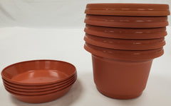 LAP 12 inch flower pot and saucer 5 pack
