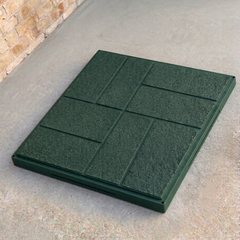 18 Inch Square Resin Paver Stone For Garden Walkway
