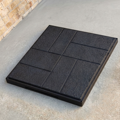18 Inch Square Resin Paver Stone For Garden Walkway