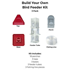 Build Your Own Bird Feeder Kit - 3 Pack