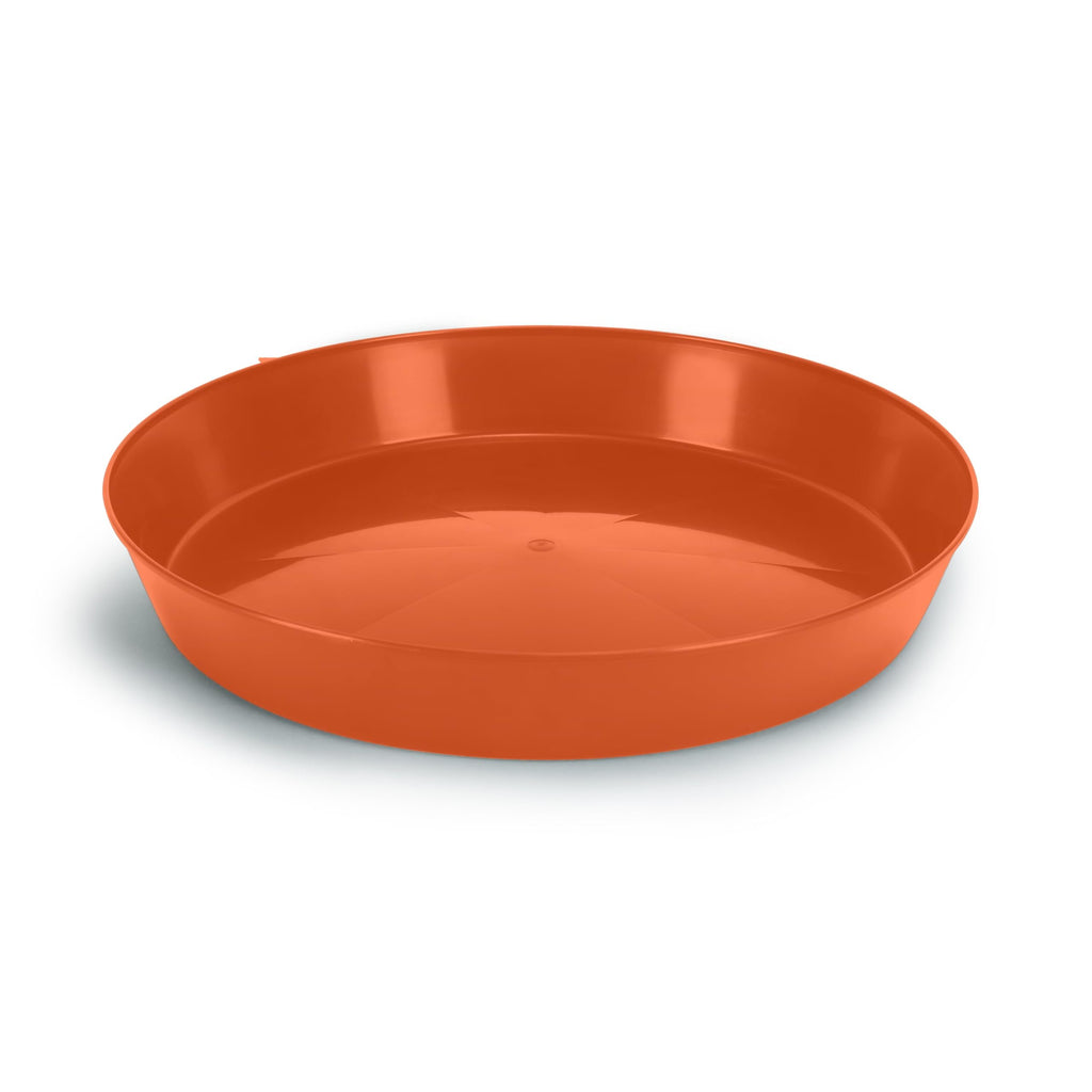 Austin Planter 10 Inch (8.3in Base) Single Plant Saucer - Hunter Green Colored Polypropylene Made in USA