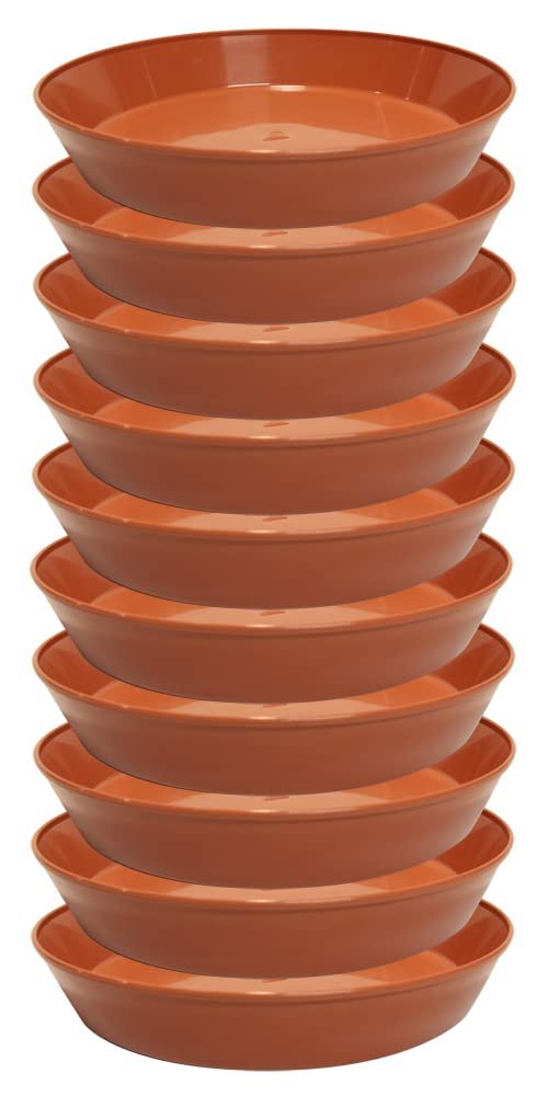 terracotta planter saucer Austin Planter 18 in. Plant Saucer Colored Terra Cotta - Polypropylene - 16.3 in. Base