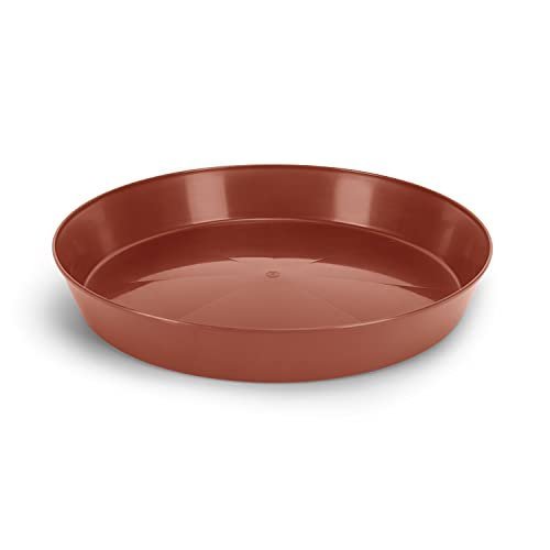 Austin Planter Saucers, Terra Cotta Colored Tray and Drip Pan