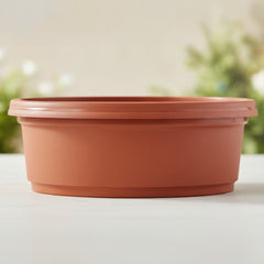 Austin Planter 13 inch by 5 inch Pot with Saucer (14 inch saucer)