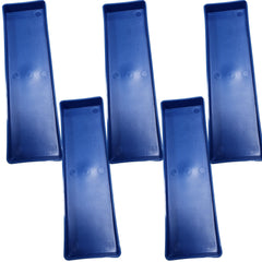 Austin Planter Saucer Rectangle 11.5 x 3.25 inches Sea Blue 5 Pack