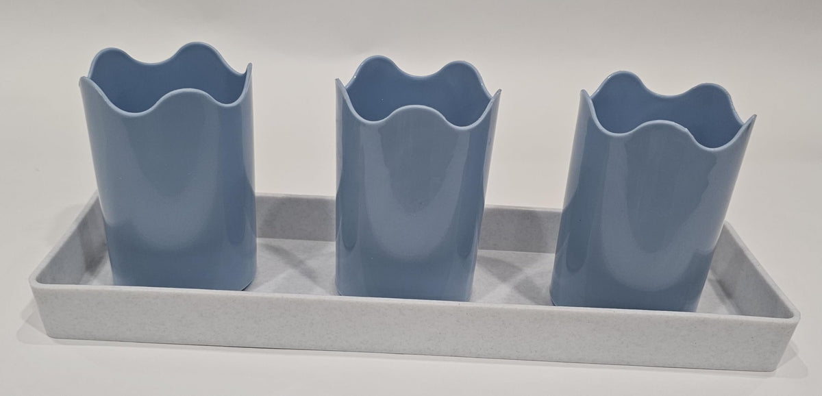 Austin Planter under 7 inch - Multi Size & Color Plastic Flower Pot, Seedling & Nursery Planter with Saucers