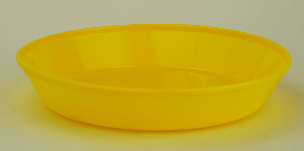 Austin Planter 10 Inch (8.3in Base) Single Plant Saucer - Hunter Green Colored Polypropylene Made in USA