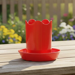 Austin Planter Case of 5 - Multi Size & Color Plastic Flower Pot, Seedling & Nursery Planter with Saucers