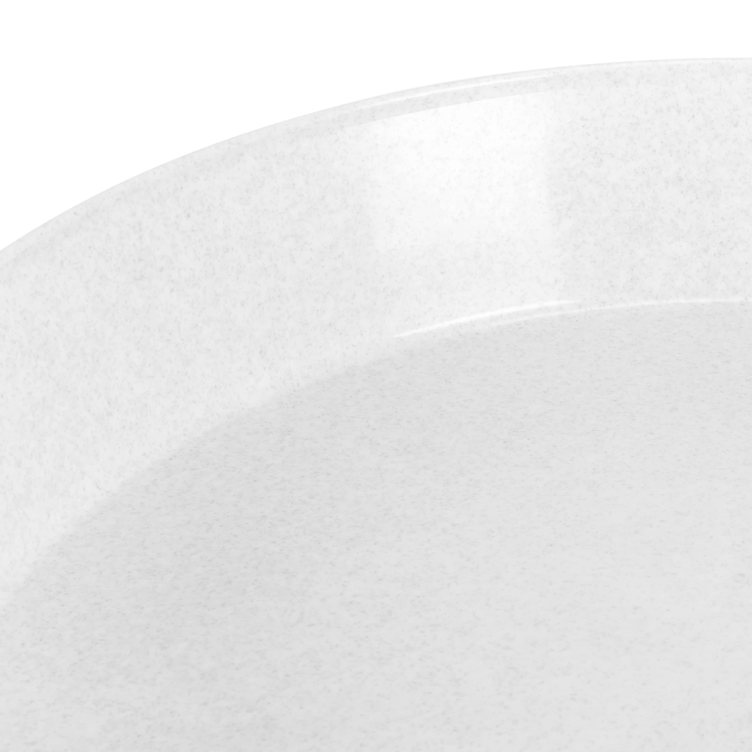 Austin Planter Saucers - White Granite Colored Tray and Drip pan.