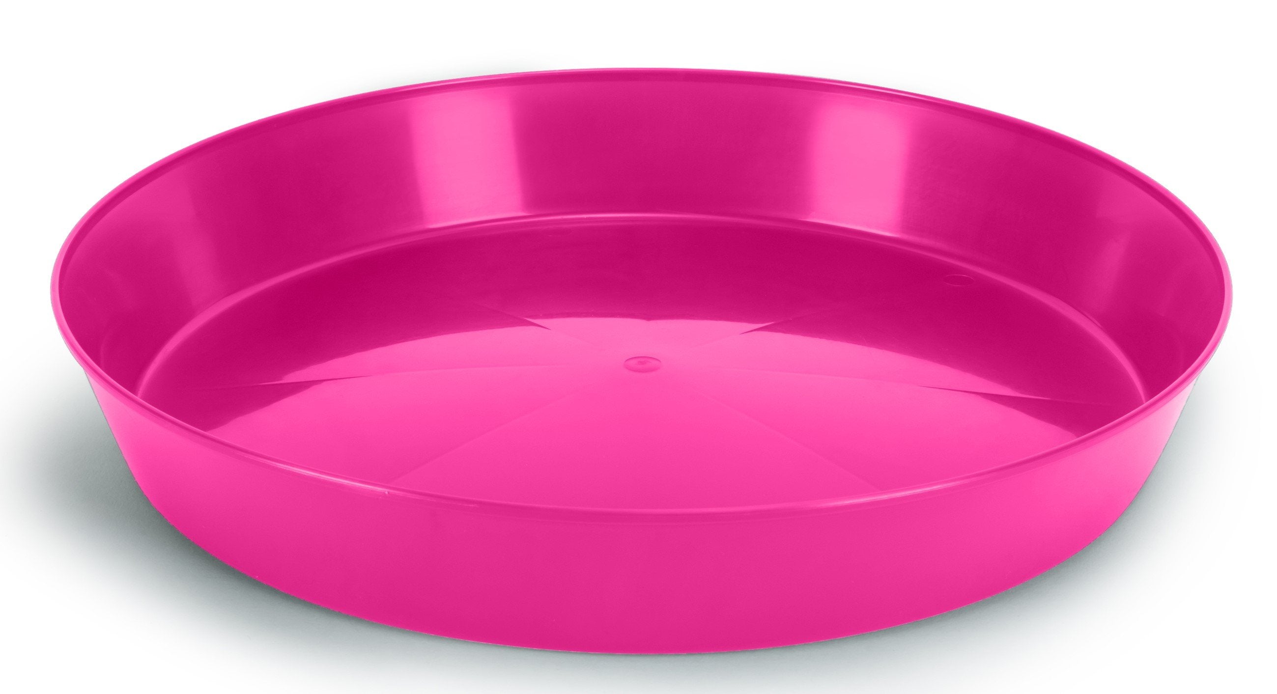 Austin Planter 10 Inch (8.3in Base) Single Plant Saucer - Hunter Green Colored Polypropylene Made in USA
