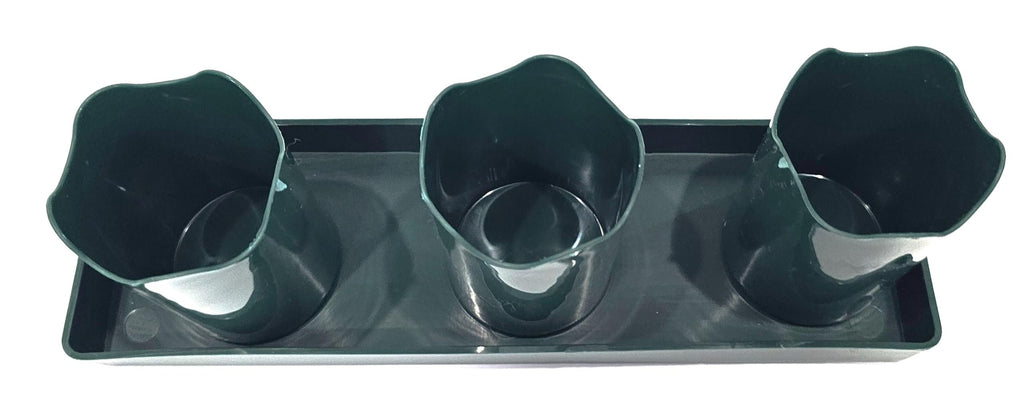 Austin Planter Plastic Flower Pot with Saucer less than 6 inch