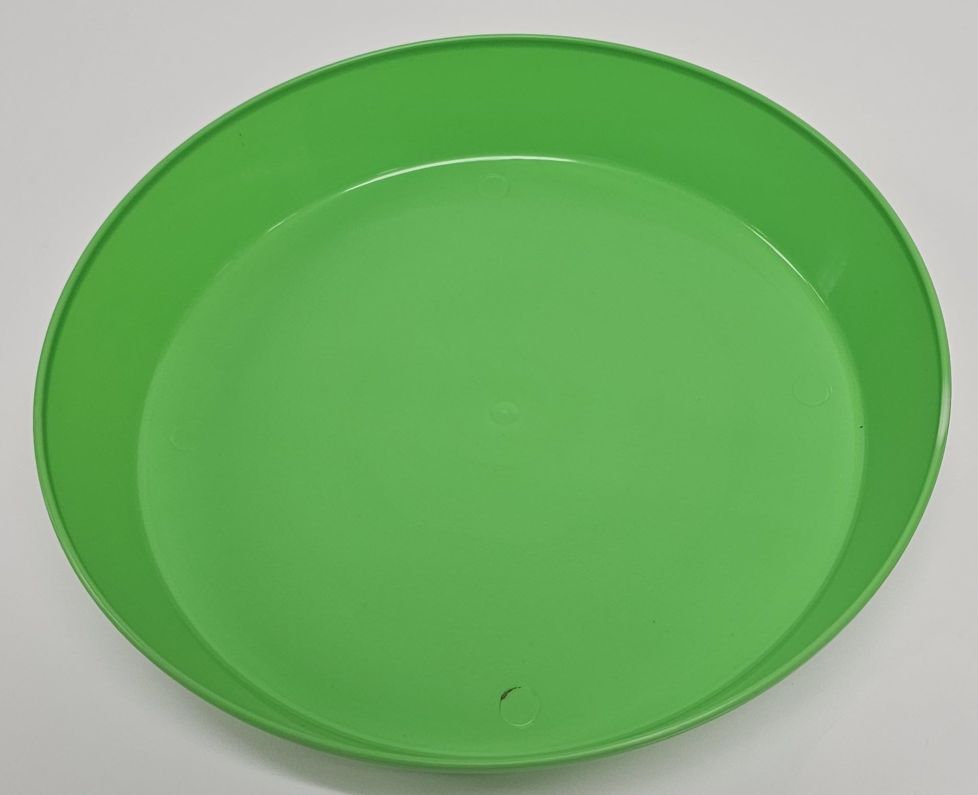 Austin Planter 10 Inch (8.3in Base) Single Plant Saucer - Hunter Green Colored Polypropylene Made in USA
