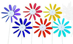 Spinning Daisy, 3 sizes, various colors.