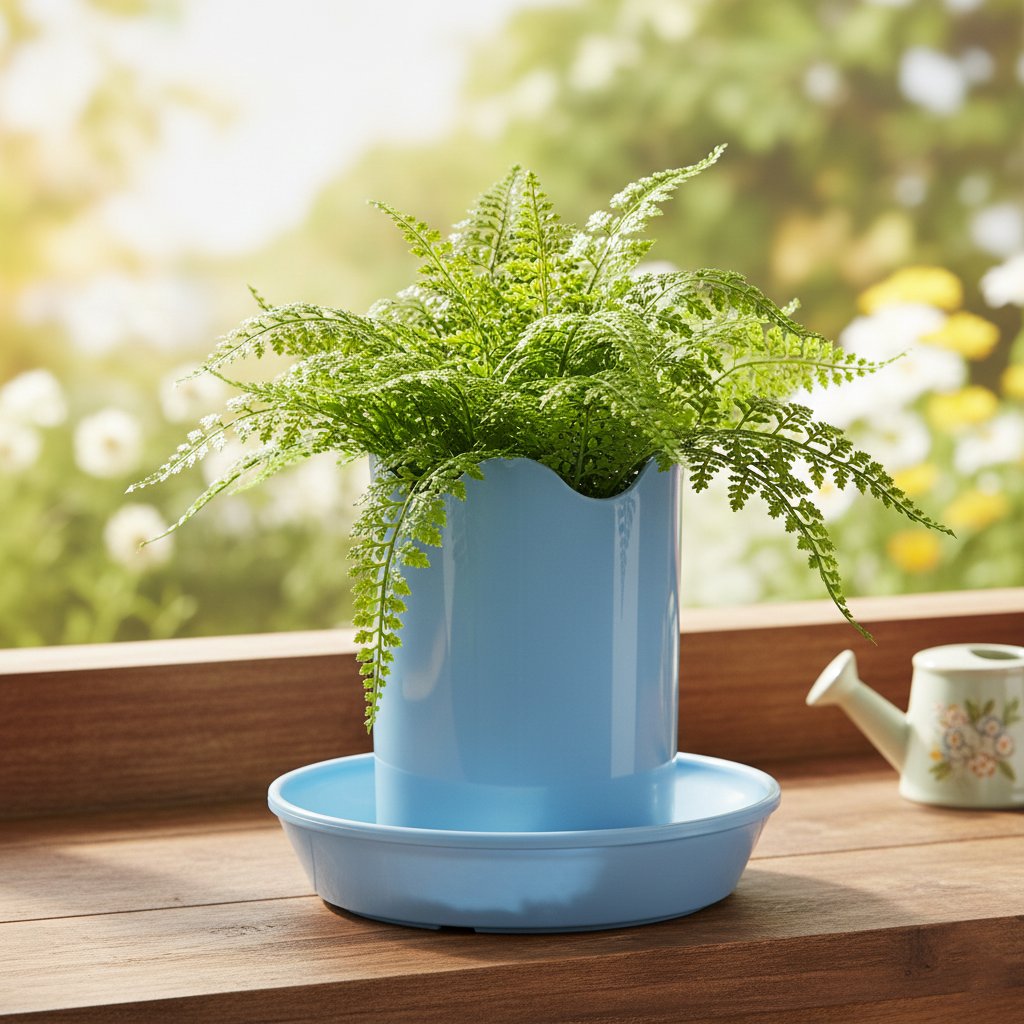 Wavy with round saucer