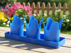 Austin Planter Plastic Flower Pot, Seedling & Nursery Planter with Saucers or hangers