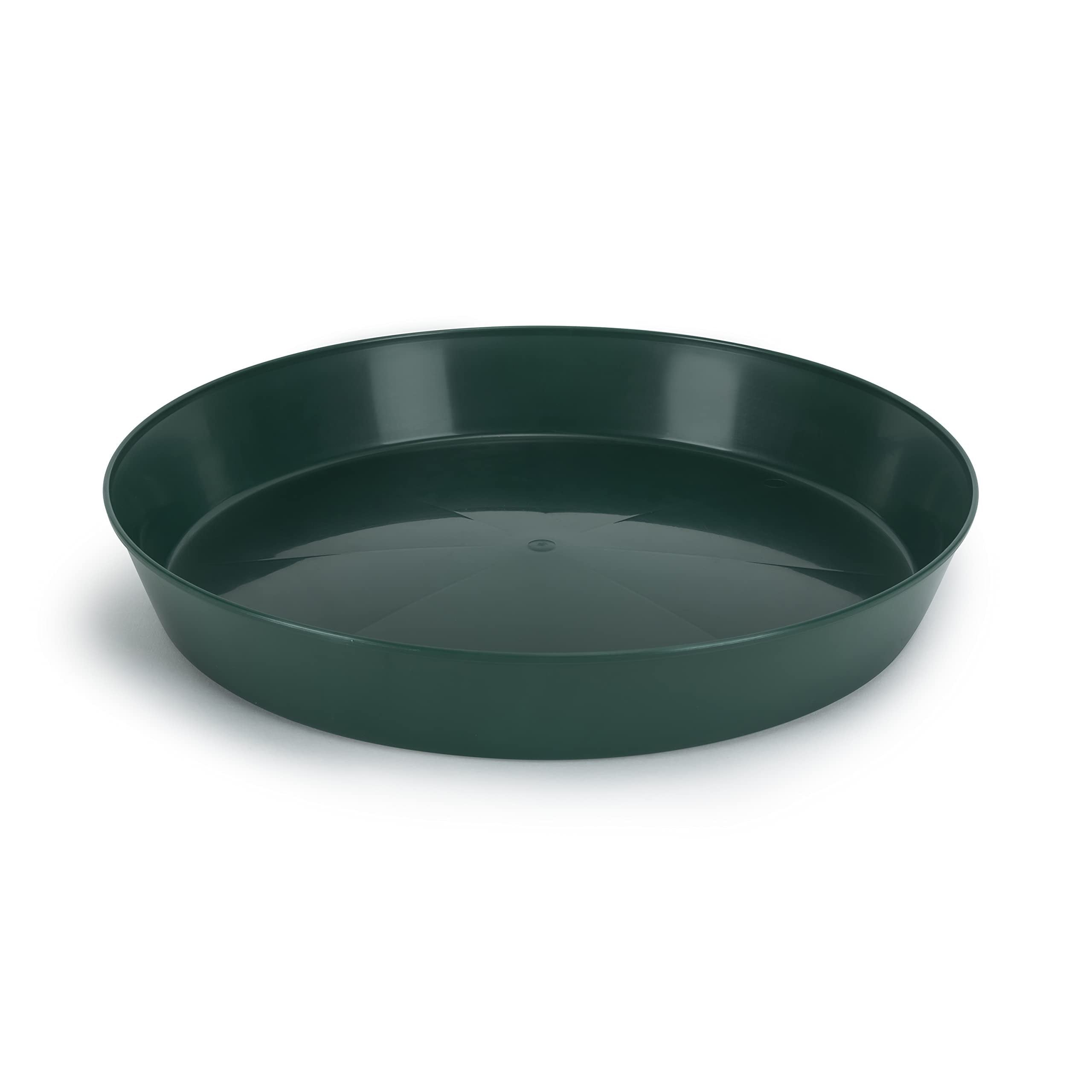 Austin Planter Saucers, Hunter Green Tray and Drip Pan,