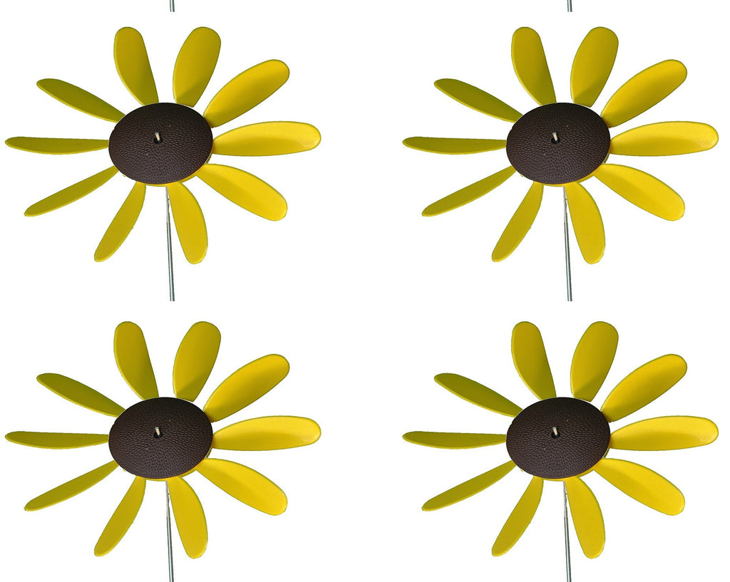 Spinning Daisy, 3 sizes, various colors.