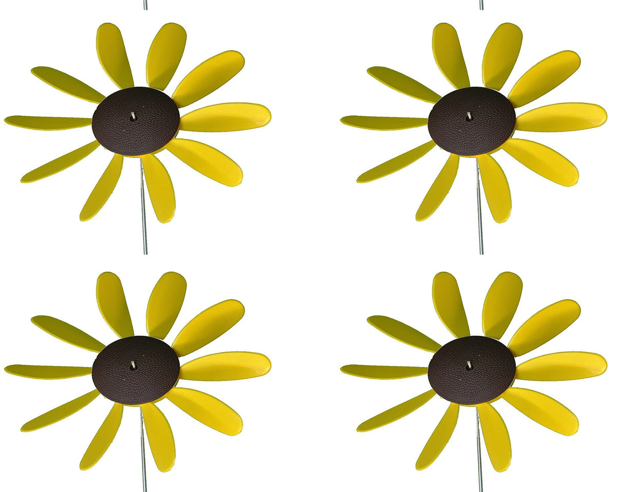 Spinning Daisy, 3 sizes, various colors.