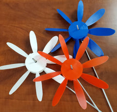 Early Bloomer 8 inch Spinning Daisies (Pack of 12) as low as $22.46 Patriot