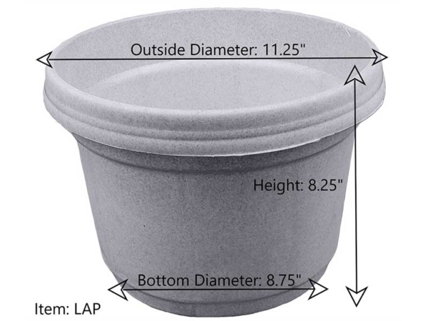 Austin Planter Pot Dimensions | 11.25"