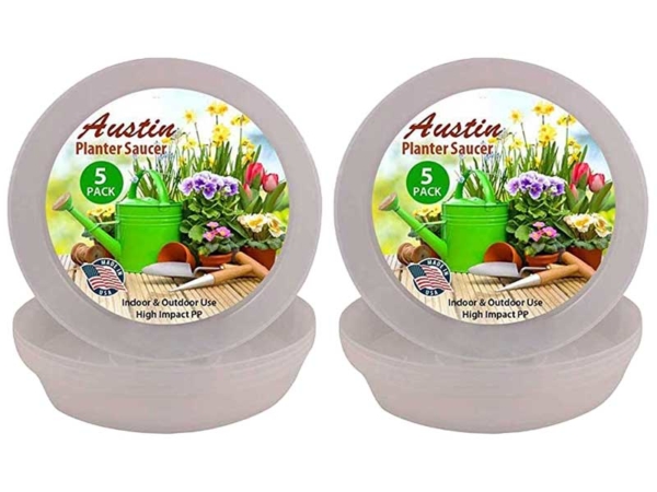 Austin Planter Saucer | 10 Pack, Clear