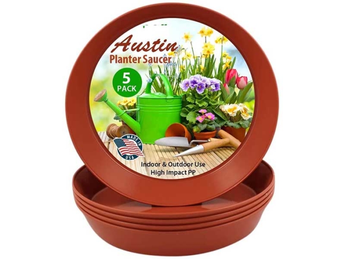 5-Pack | Austin Planter Saucers - Terra Cotta