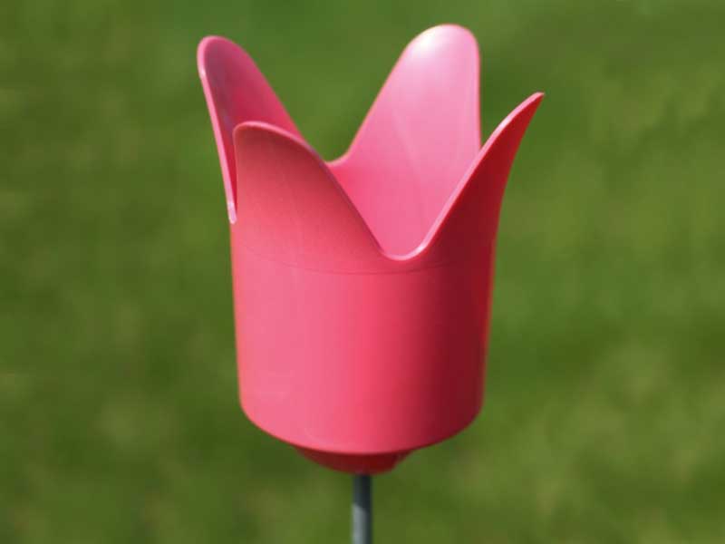 Decorative Floral Plastic Cup Holder