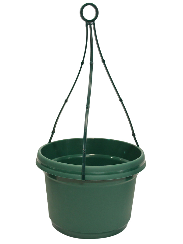 Hanging Planters in Hunter Green 5 Pack