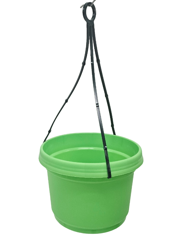 Hanging Planters in Lime Green 5 Pack