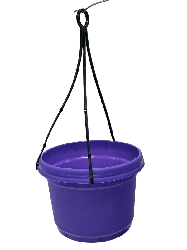 Hanging Planters in Purple 5 Pack