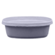 Oval White Granite Plant Pot